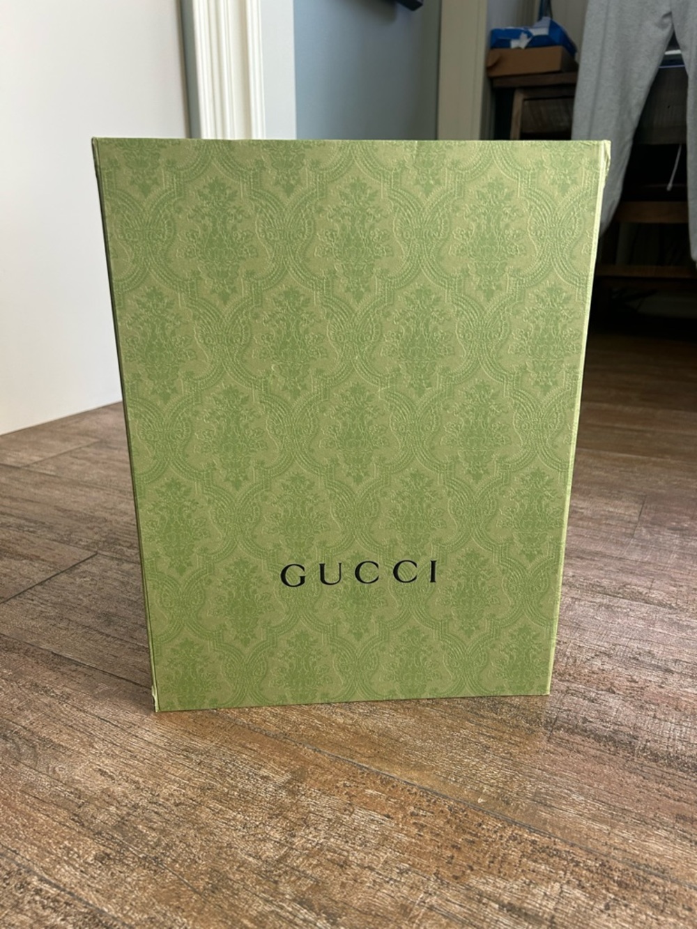 Gucci Light Green Embossed Logo Box